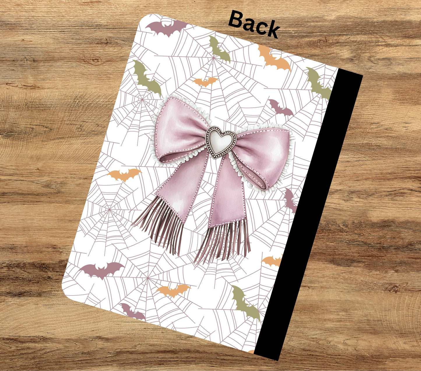 People give me the creeps floral vinyl composition notebook wrap