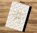 Fall Vibes Puppy vinyl composition notebook wrap