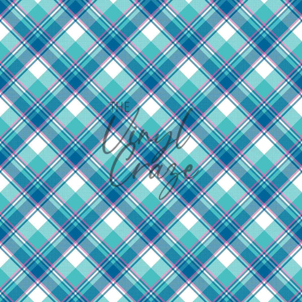 Bahama Plaid - Adhesive Vinyl Sheets