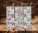 Serial Killer vinyl tumbler wraps
