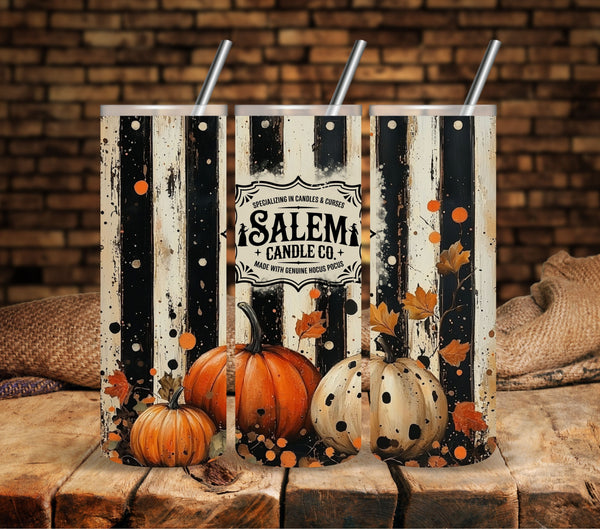 Salem Candle Company vinyl tumbler wraps