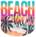 Retro Beach Bum - UV DTF Decal