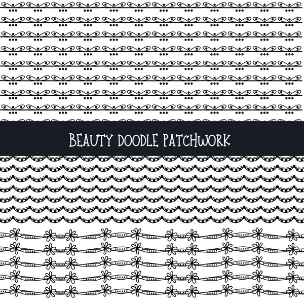 Beauty Doodle Patchwork Set