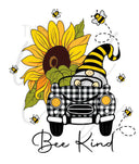 Bee Kind Gnome - UV DTF Decal