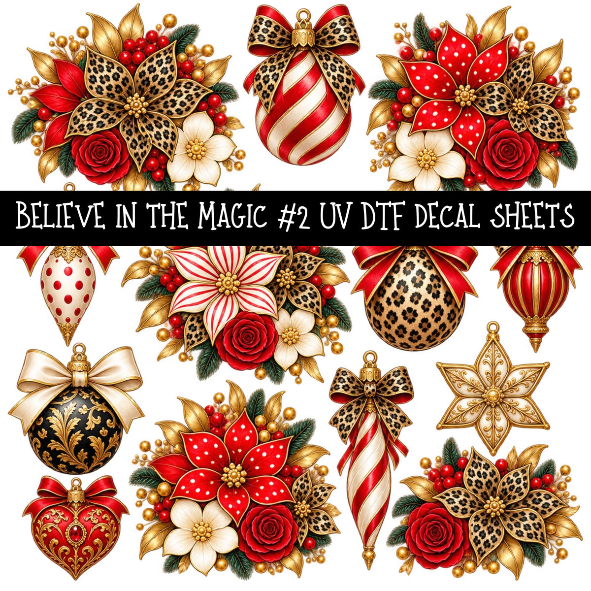 Believe in the magic UV DTF Decal sheets 2 Designs available