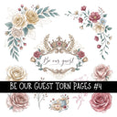 Be our Guest Torn Pages UV DTF Decal sheets 4 Designs available