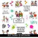 Best Friends OG Doodle Patchwork Set