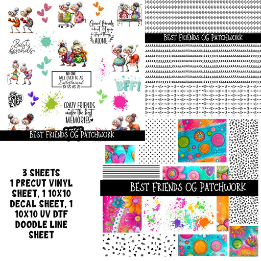 Best Friends OG Doodle Patchwork Set