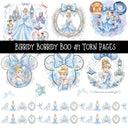 Bibbidy Bobbidy Boo Torn Pages UV DTF Decal sheets 4 Designs available