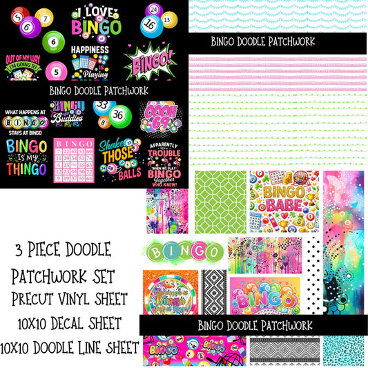 Bingo Doodle Patchwork Set