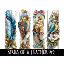 Birds of a Feather Panels- UV DTF Decal sheet 5 Design sheets 2 sizes