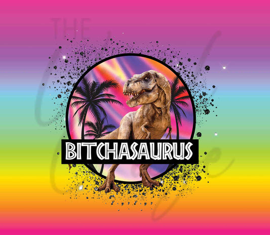 Bitchasaurus - Adhesive Vinyl Wrap