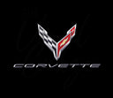 Black Corvette - Adhesive Vinyl Wrap