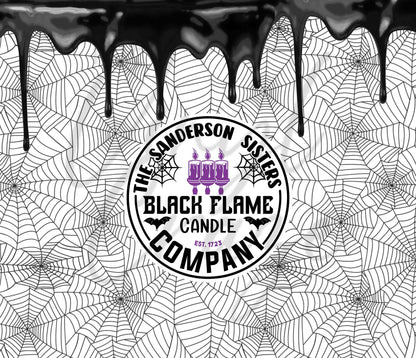 Spider Web Candle - Adhesive Vinyl Wrap