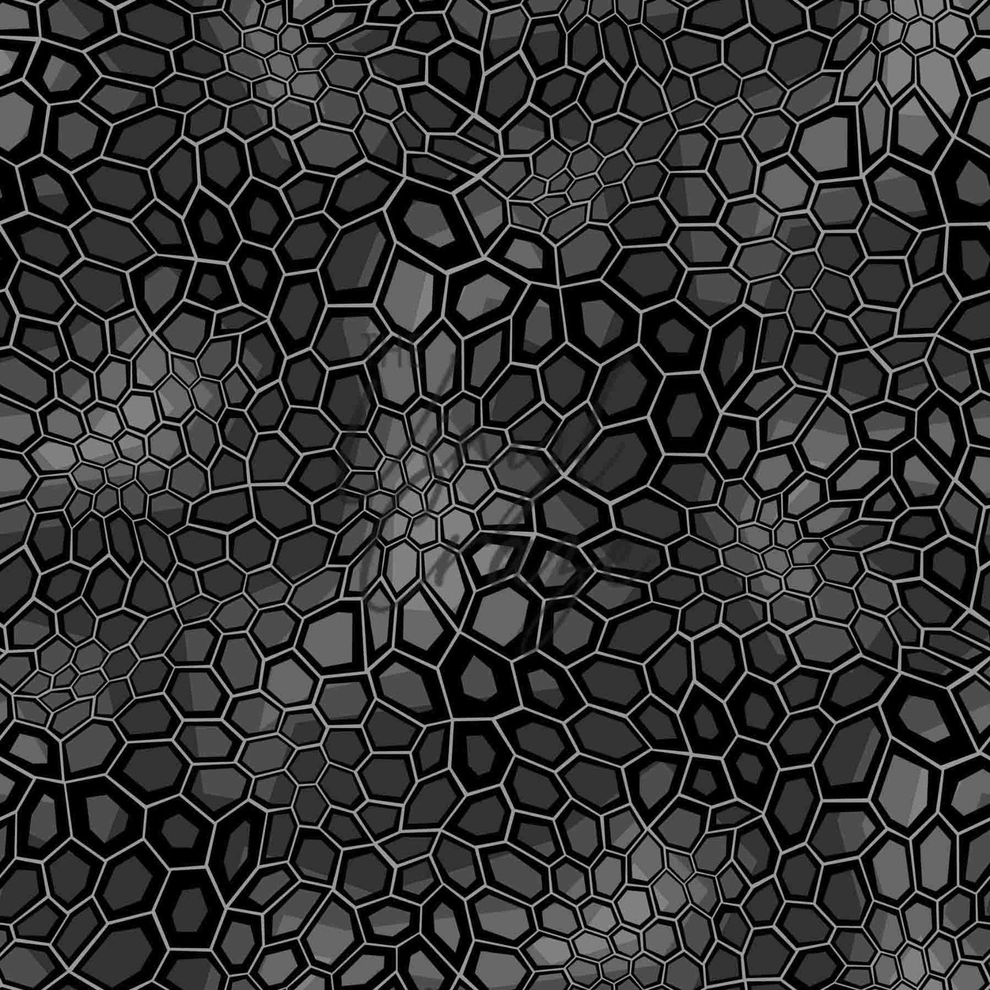 Black Hex Background - Adhesive Vinyl 12x12 Sheet