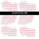 Bloom Patches UV DTF Decal sheets 4 design Options available
