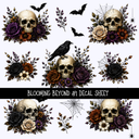 Blooming Beyond - UV DTF Decal sheet 2 varriants