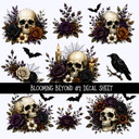 Blooming Beyond - UV DTF Decal sheet 2 varriants