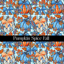Pumpkin Spice Fall 12x12 vinyl sheet