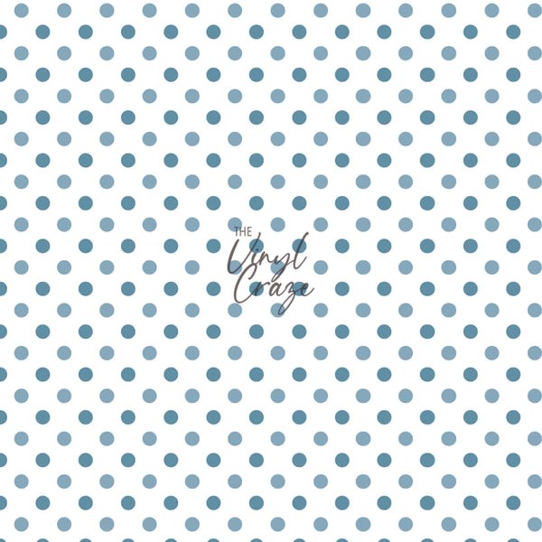 Blue Dots - Adhesive Vinyl Sheets