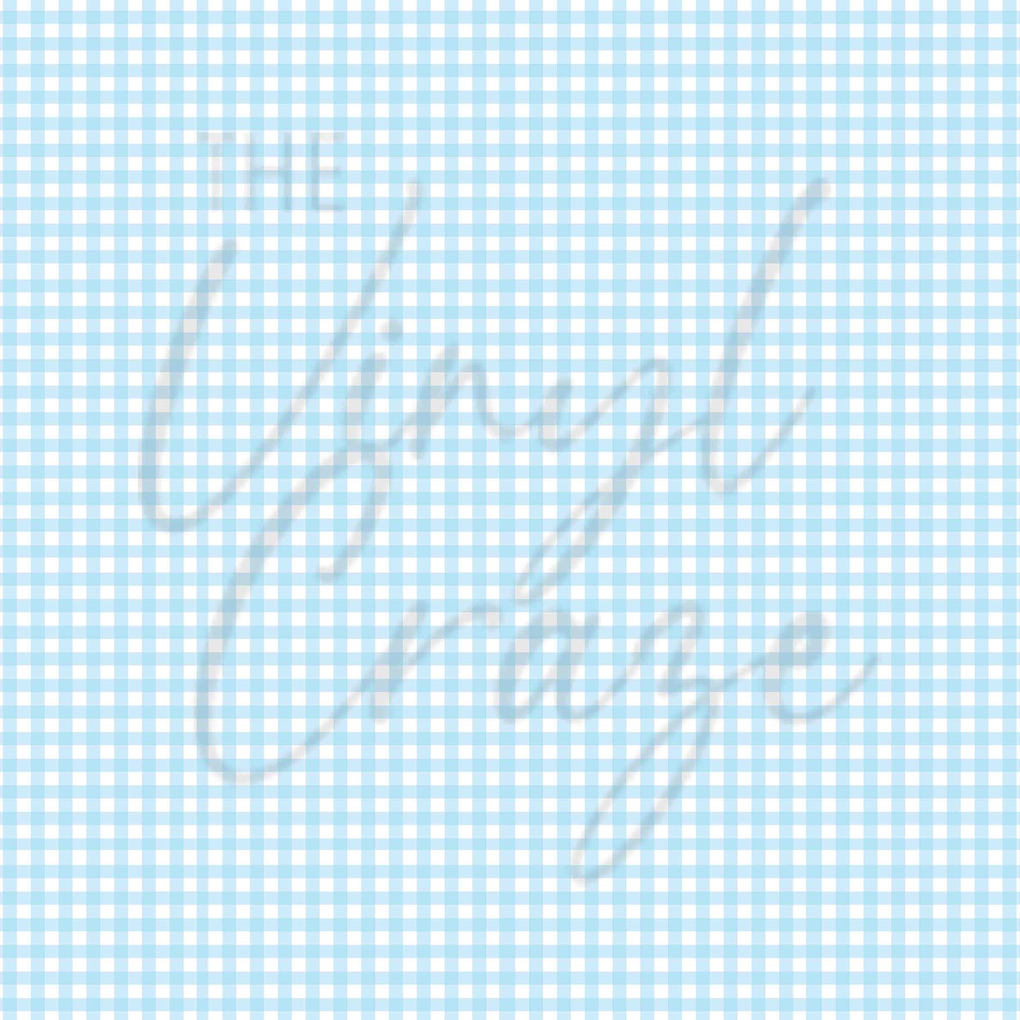 Blue Gingham - Adhesive Vinyl Sheets