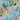 Blue Green Metallic Marble - Adhesive Vinyl Sheets