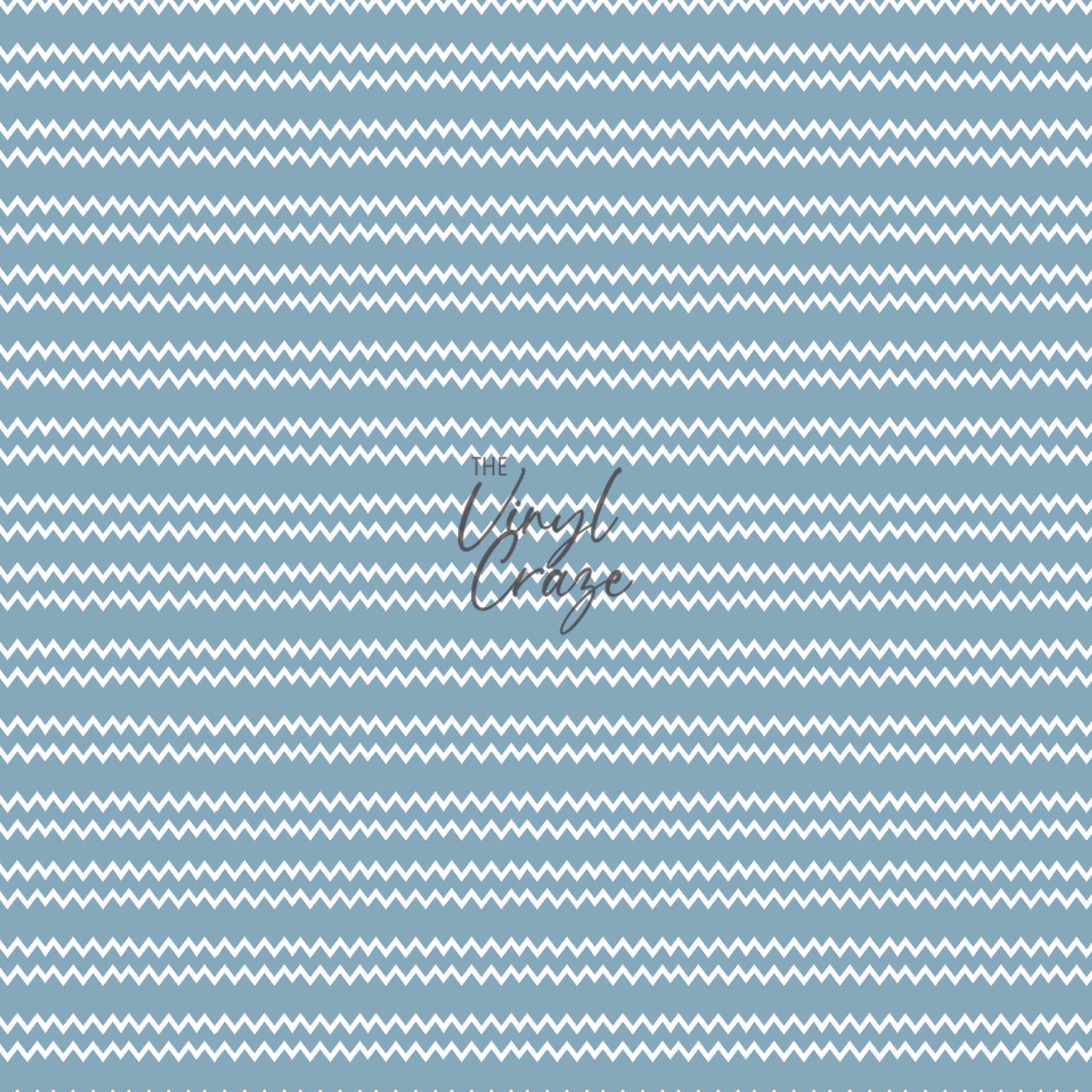 Blue And White Chevron - Adhesive Vinyl Sheets