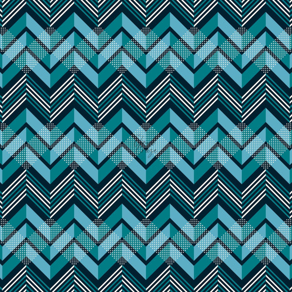 Blue And White Tangram - Adhesive Vinyl Sheets
