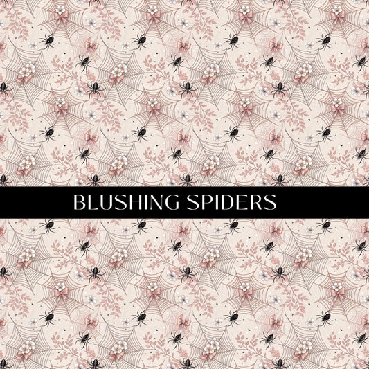 Blushing Spiders 12x12 vinyl sheet