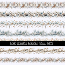 Boho Seashell Border - Uv Dtf Decal Sheet