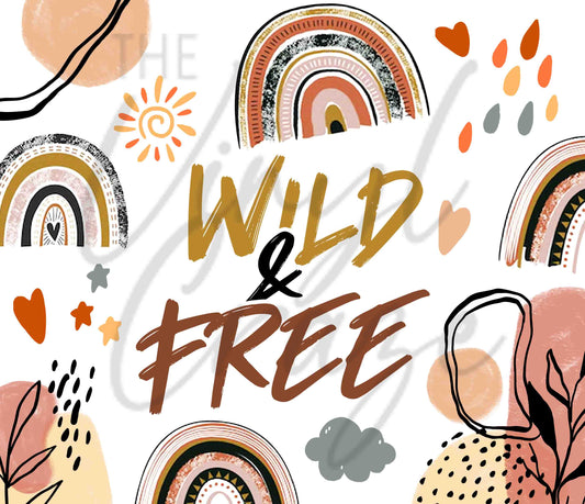 Boho Wild & Free - Adhesive Vinyl Wrap