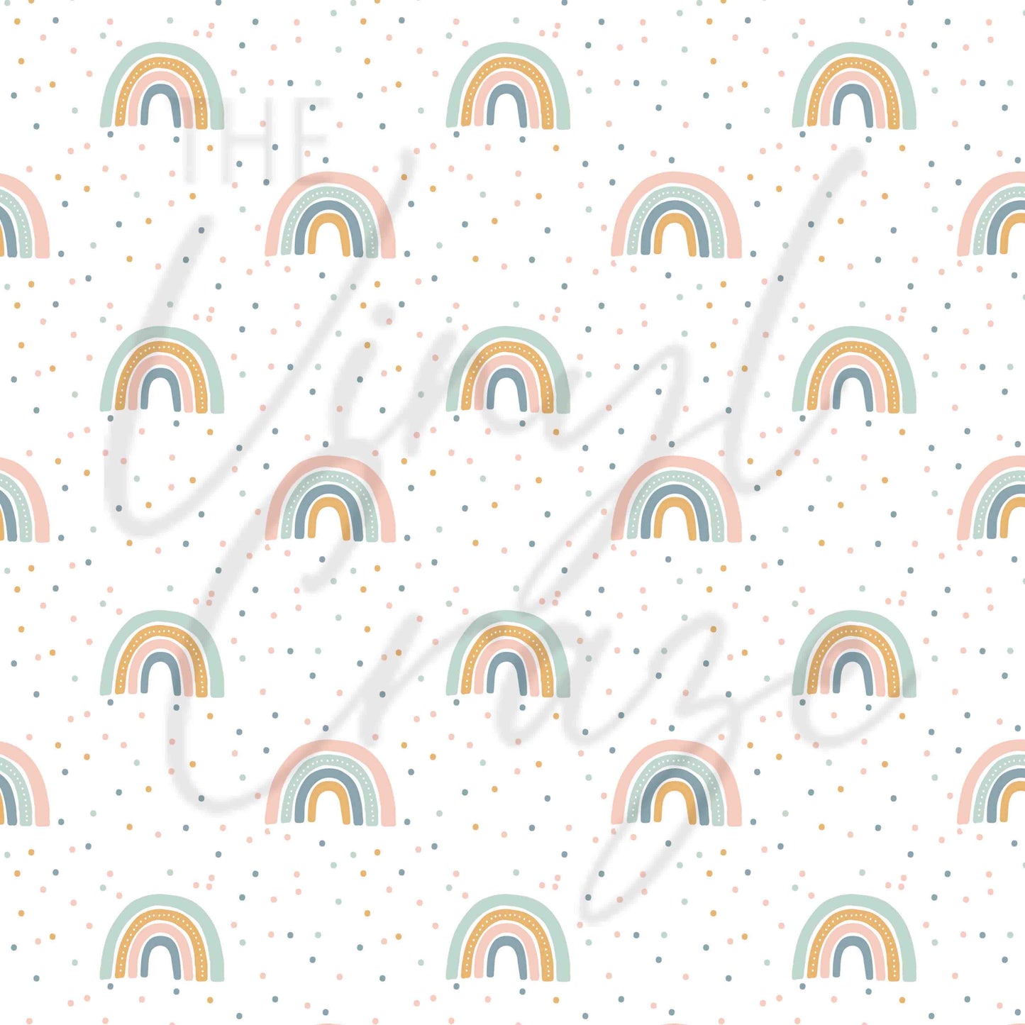 Boho Rainbow Adhesive Vinyl Sheets