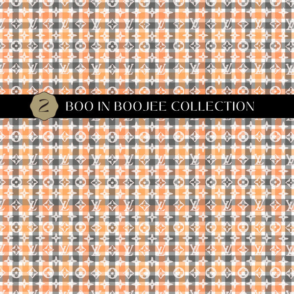 Boo in Boojee Collection 12x12 vinyl sheet 4 Designs