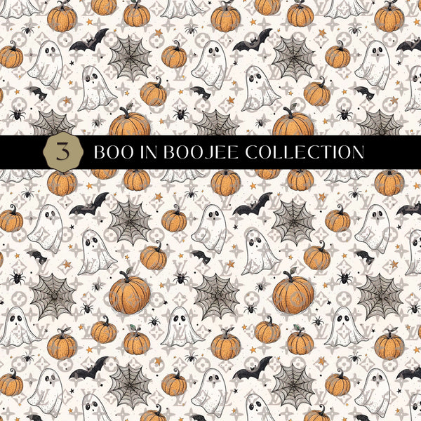 Boo in Boojee Collection 12x12 vinyl sheet 4 Designs