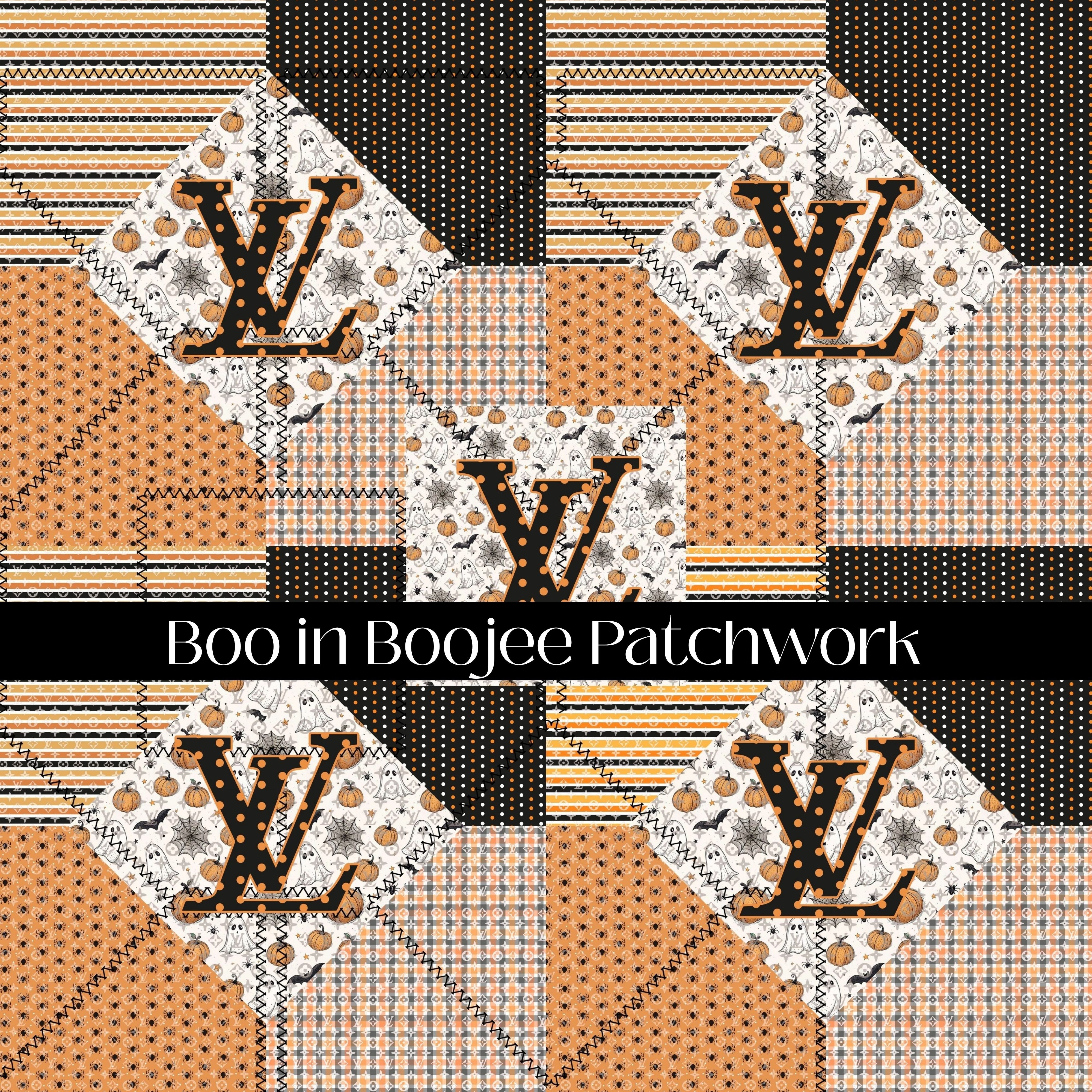 Boo in Boojee Patchwork 12x12 vinyl sheet – 3D Undercover