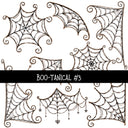Boo-tanical Torn Pages UV DTF Decal sheets 3 designs available