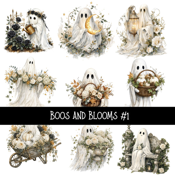 Boos and Blooms UV DTF Decal sheets 7 Designs available