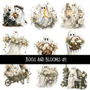 Boos and Blooms UV DTF Decal sheets 7 Designs available