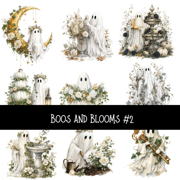 Boos and Blooms UV DTF Decal sheets 7 Designs available