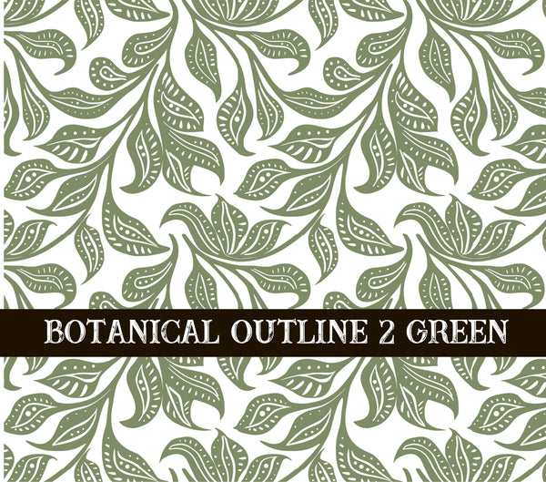 Botanical Outline #2 UV DTF Wrap