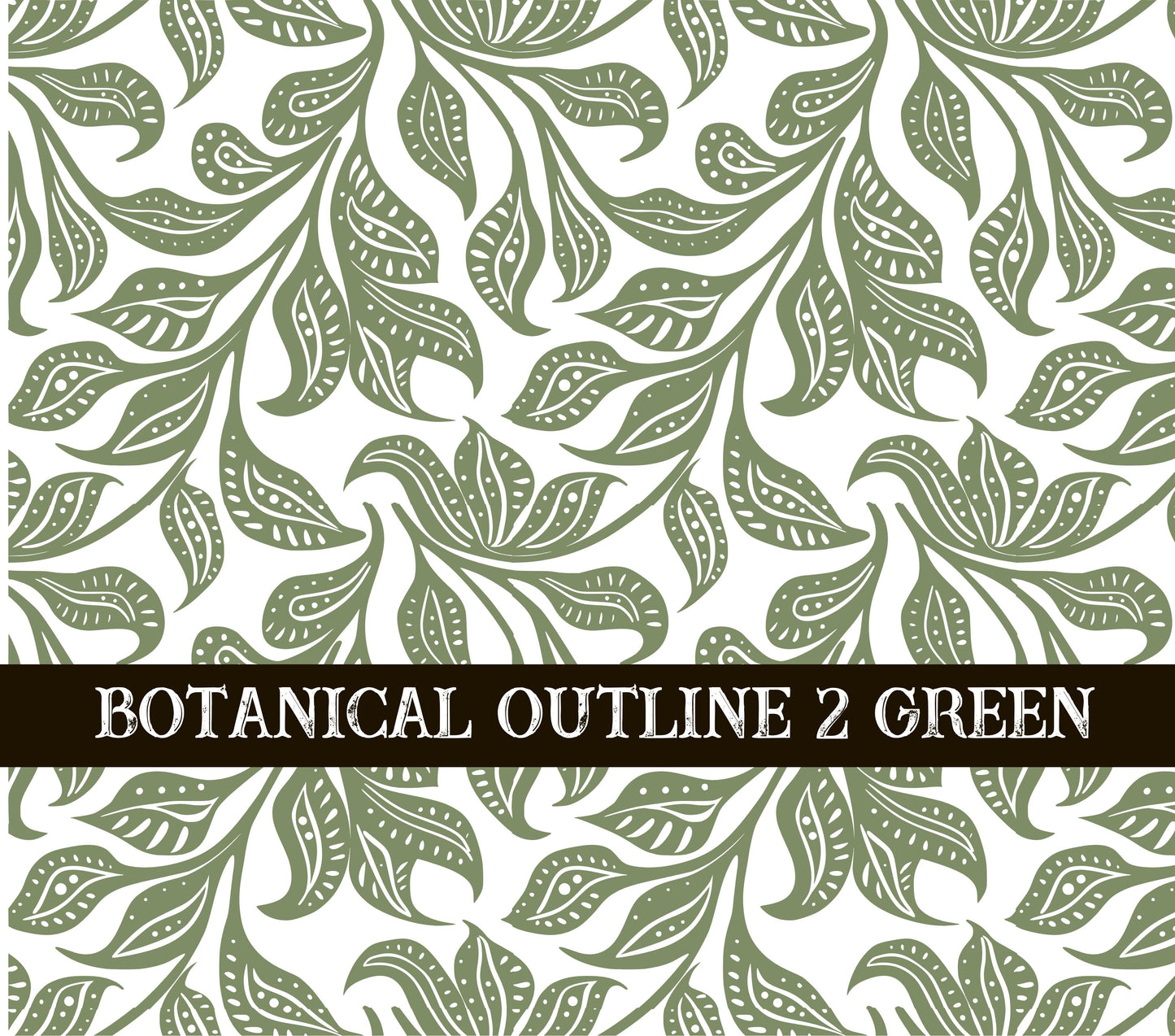 Botanical Outline #2 UV DTF Wrap