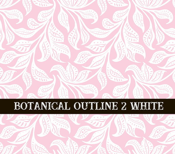 Botanical Outline #2 UV DTF Wrap