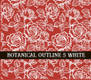 Botanical Outline #5 UV DTF Wrap 3 color options
