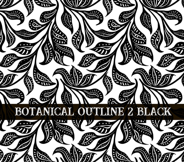 Botanical Outline #2 UV DTF Wrap