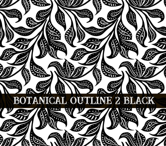 Botanical Outline #2 UV DTF Wrap