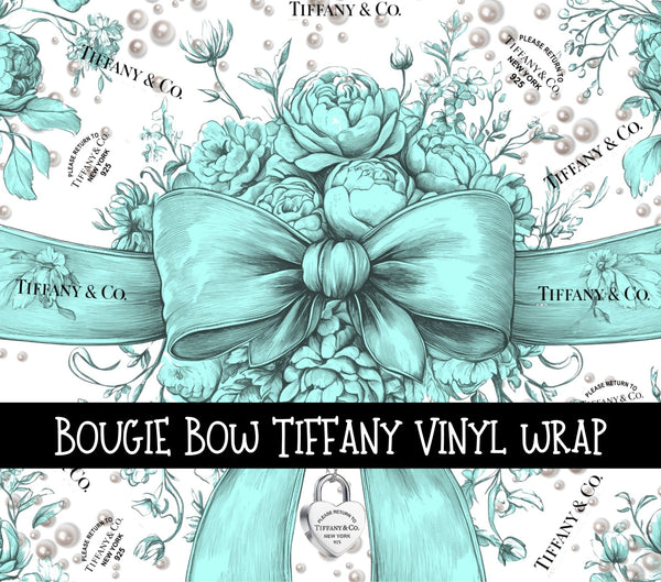 Bougie Bow vinyl tumbler wraps 4 designs