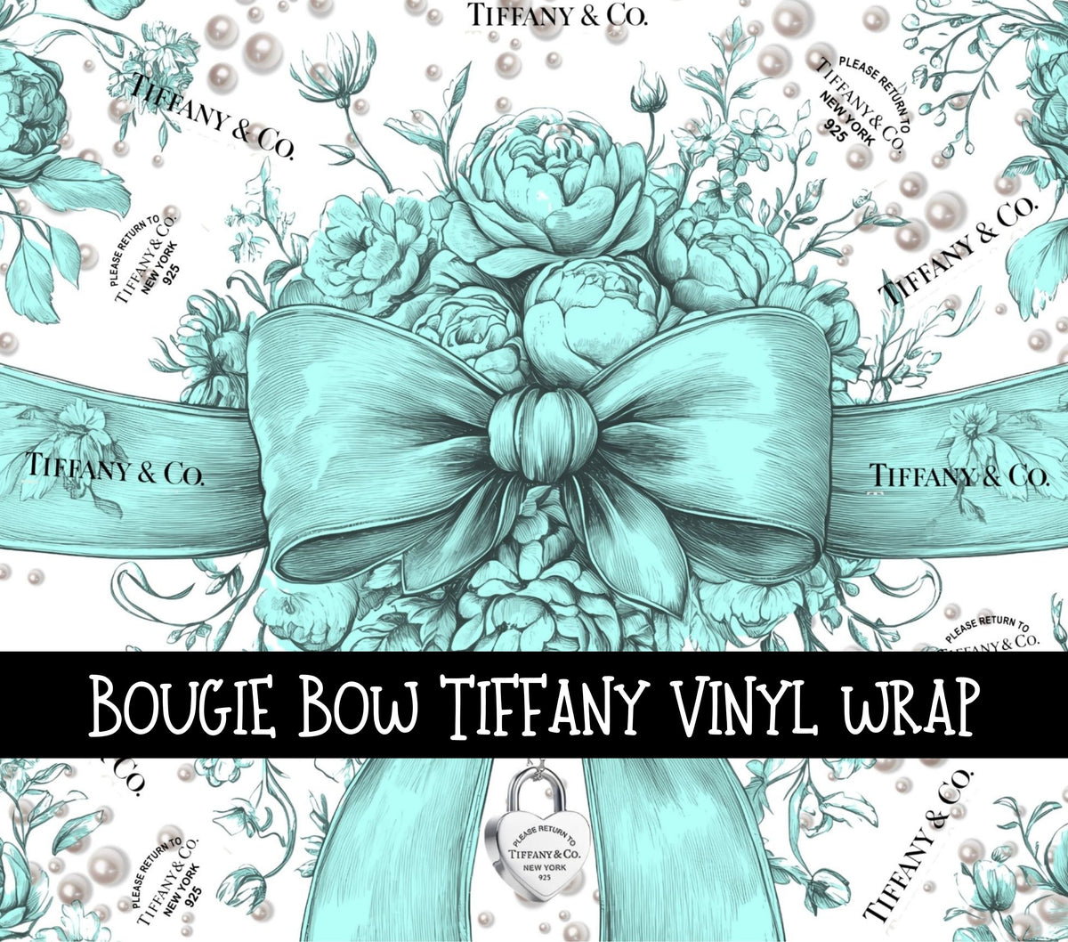 Bougie Bow vinyl tumbler wraps 4 designs