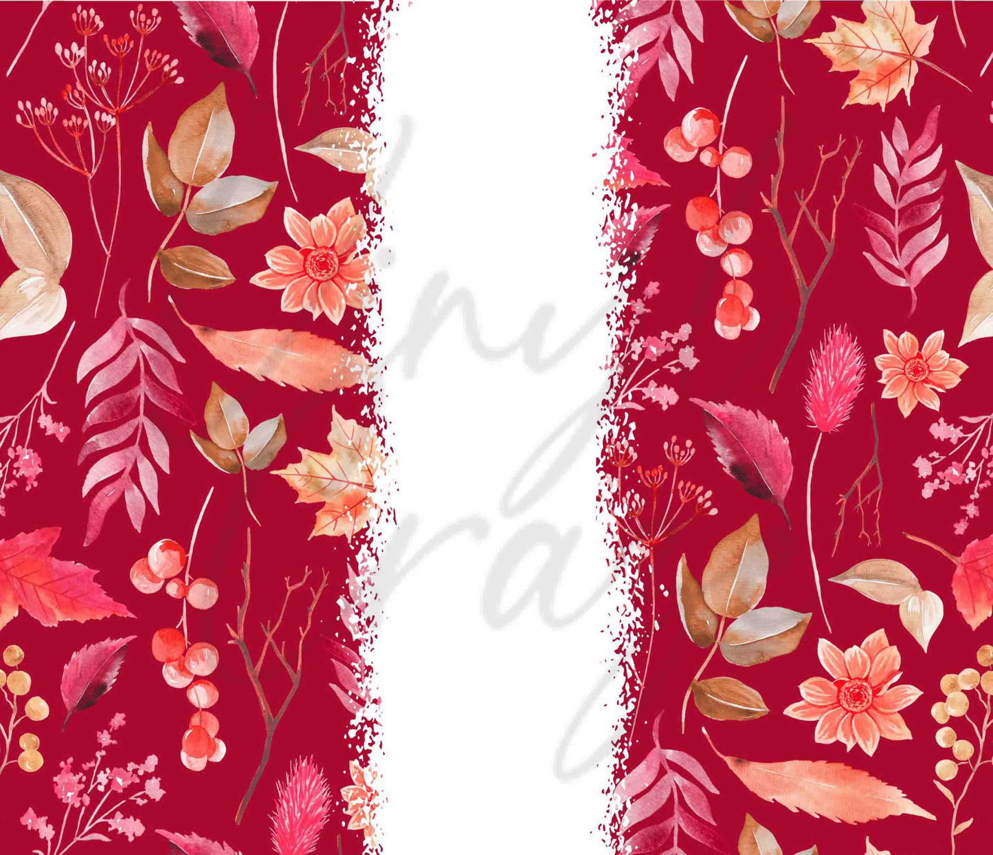 Bright Pink and Orange Florals - Adhesive Vinyl Wrap