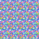 Bright Pineapple In Blue - Adhesive Vinyl Sheets