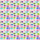 Bright Tropical Sea Life - Adhesive Vinyl Sheets